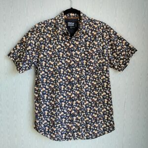 Monument Women's M Button Down Shirt 100% Cotton Floral Gorpcore Cottage‎ Poplin